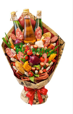 Съедобный букет «Истребитель колбасы»